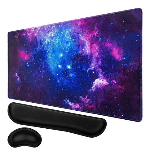 Mouse Pad Canjoy Extendido Gaming Antideslizante Galaxia