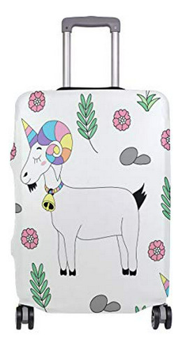 Maleta - Travel Luggage Cover Cute Unicorn Cartoon Hand Dra