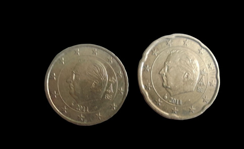 Monedas Bélgica 10 Y 20 Céntimos De Euro 2011