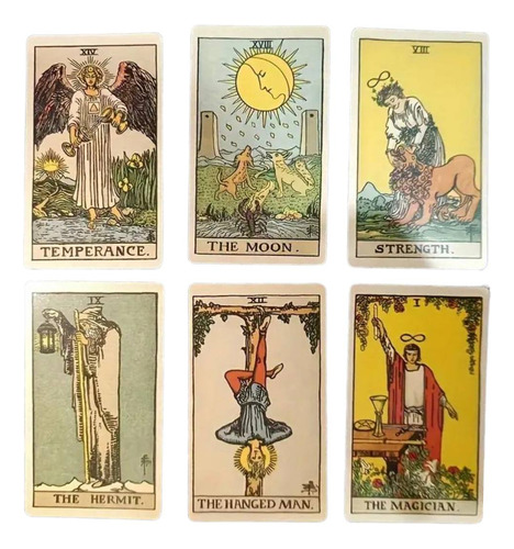 Cartas Tarot Rider Waite The Classic Tarot 78 Cartas 10x6cm