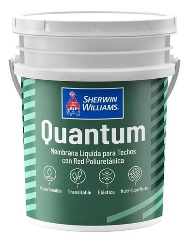 Membrana Liquida Techo Poliuretanica Quantum 20 Kg Sherwin  