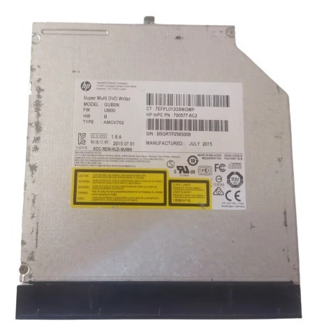 Unidad Lector Cd Dvd  Laptop Hp15 Y Hp250 G3