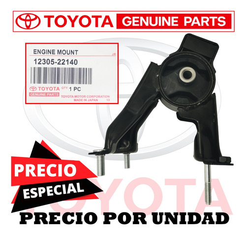  Base Trasera Motor O Caja Corolla New Sensation 2003-2008