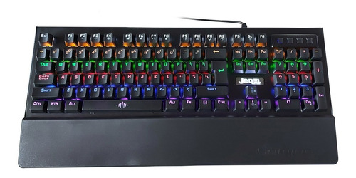 Teclado Mecánico Jedel Gaming Kl90 De 104 Teclas Rgb