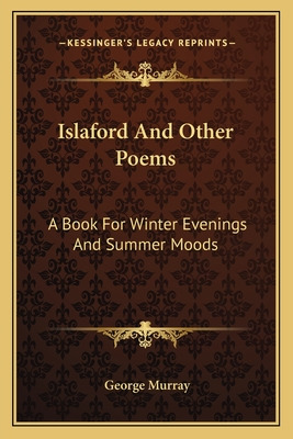 Libro Islaford And Other Poems: A Book For Winter Evening...