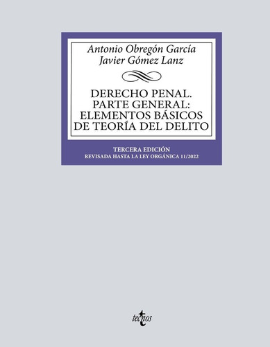 Libro Derecho Penal Parte General Elementos Basicos Teori...