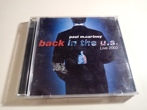 Paul Mc Cartney - Back In The Us Live 2002 - Cd Doble Arg. 