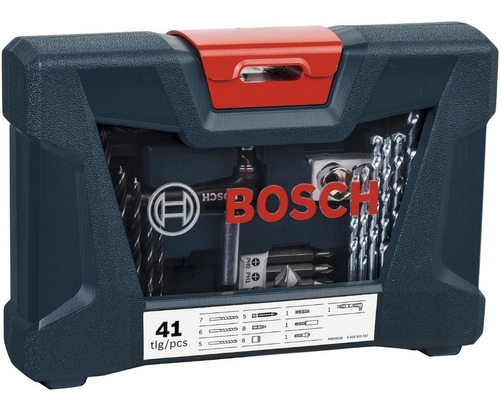 Jogo 41pcs Pontas/brocas Bosch V-line