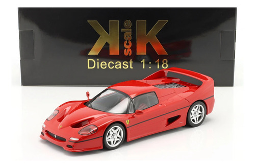 Kk Scale 1/18 Ferrari F50 Hardtop 1995 Vermelho