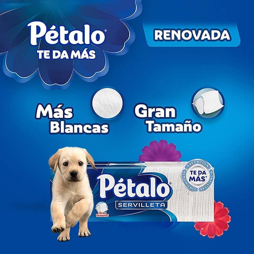 Servilletas Pétalo Hoja Sencilla 420 Piezas