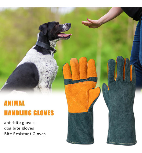 Guantes Resistentes A Mordeduras Guantes Multiusos De Cuero