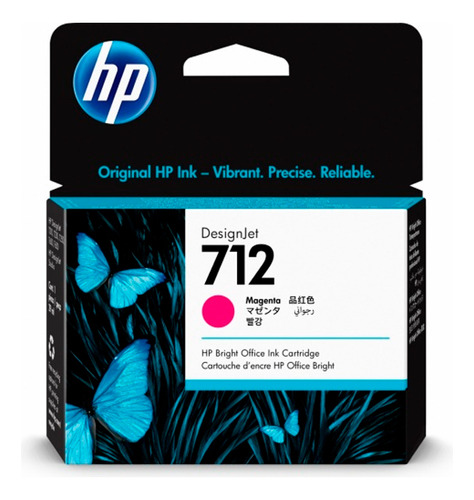 Cartucho De Tinta Hp Designjet 712 Magenta De 29 Ml