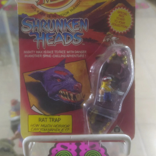 Mighty Max, Shrunken Heads (uk Variant), Rat Trap Mini Set (Usado)