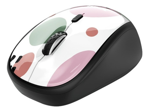 Mouse Inalámbrico Trust Yvi Pink Circles