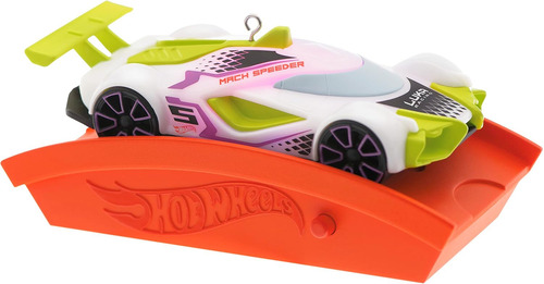 Adorno Navideño 2023, Hot Wheels Mach Speeder Luz, Reg...