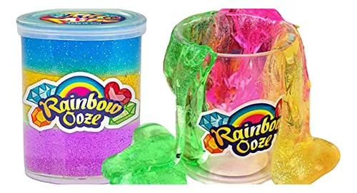 Slime para niños. Modelo arcoiris. Colores surtidos. Regalos de