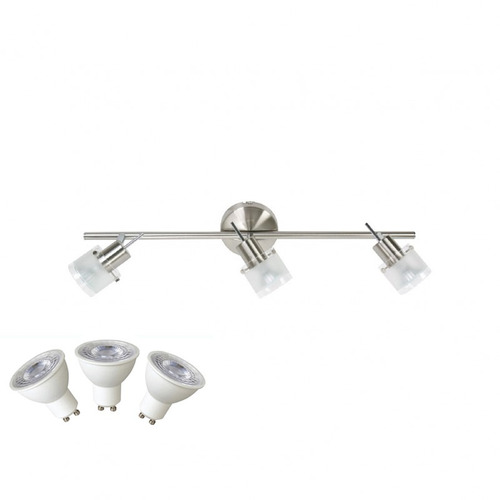 Aplique Pared Interior Techo Cuba Ill + 3 Dicro Led 6w 7w