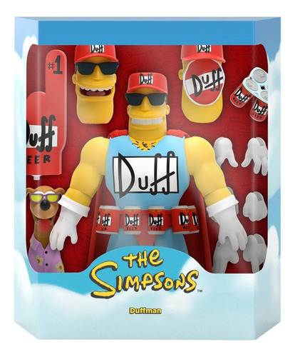 The Simpsons Duffman Super7