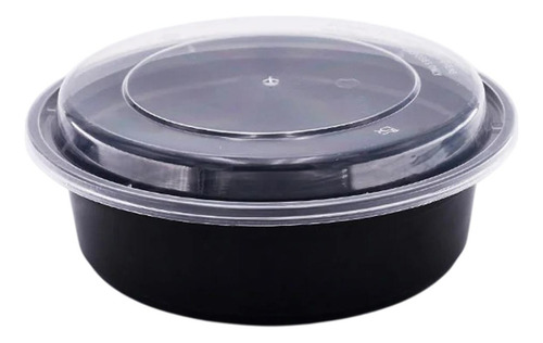 Caja De Embalaje, Lonchera Circular, Apta Para Comida Rápida