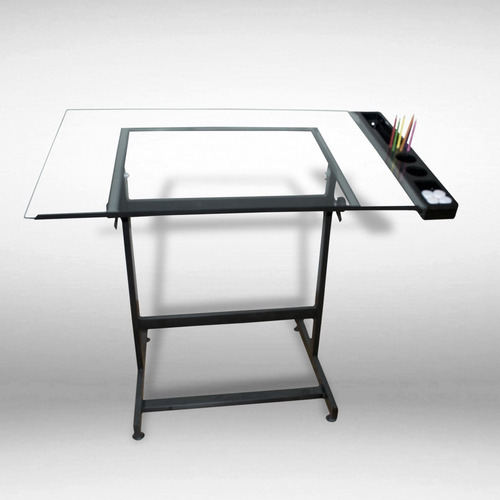 Imagen 2 de 4 de Mesa De Dibujo Con Ordenador De Acrlico Para Lapices Etc