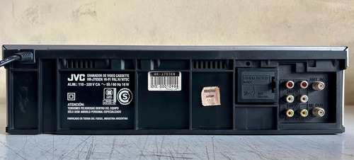 Videocasetera Jvc Hi Fi Stereo Impecable Con Control Remoto Gris (Usado)