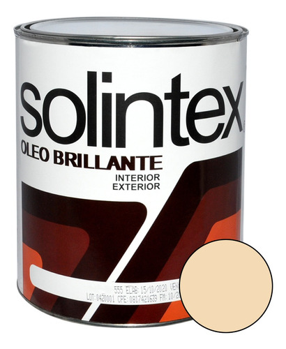 Pintura Oleo Brillante Color 511 1/4 Gl Marfil Clasic