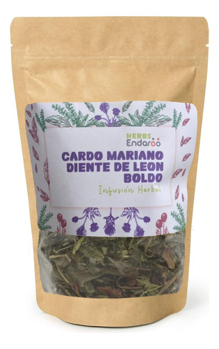 Te De Cardo Mariano, Diente De León Y Boldo Te Herbal 200 Gr