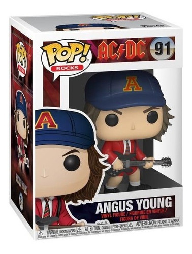 Funko Pop! Rocks: Ac/dc - Angus Young Con Red Jacket (91)