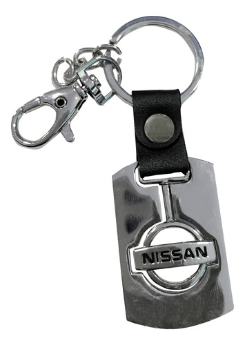 Llavero Metalico De Lujo Elegante Carro Nissan Logo