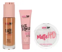 Comprar Maquillaje Pink Up Easy Cover + Face Primer + Polvo Matte Hd
