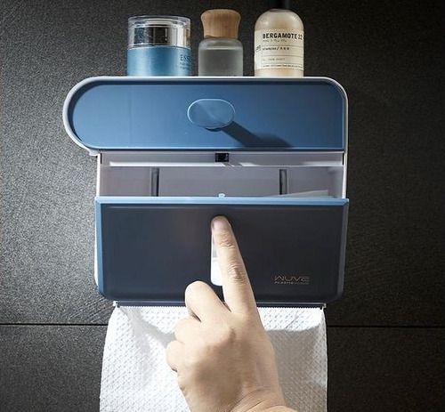 Dispensador De Papel Higiénico Porta Celular O Tablet