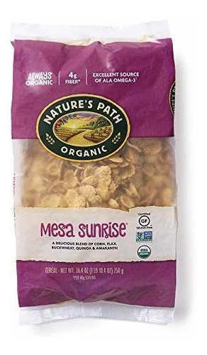 Cereal Mesa Sunrise Orgánico Sin Gluten, 1.65 Lbs.