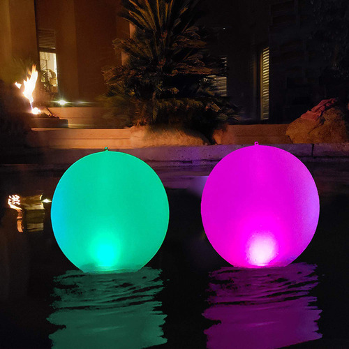 Bola De Luz Led Con Forma De Esfera Colorida Rgb Con Mando A