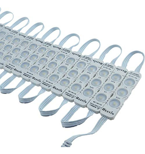 Módulo Led 2835 Rextin 110 V 100 Piezas 3 Led Blanco Resiste