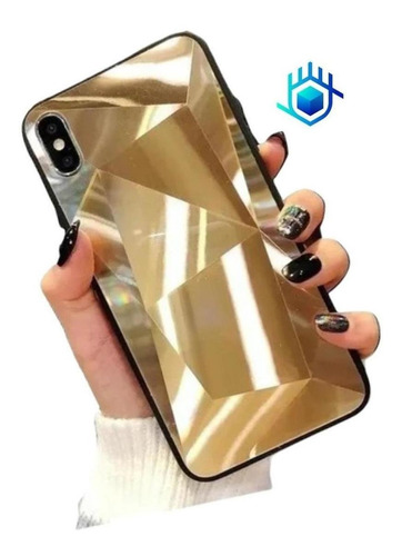 Imagen 2 de 10 de Case Diamantes Espejo Todos Los Equipos Dama Hombre Mujer 3d