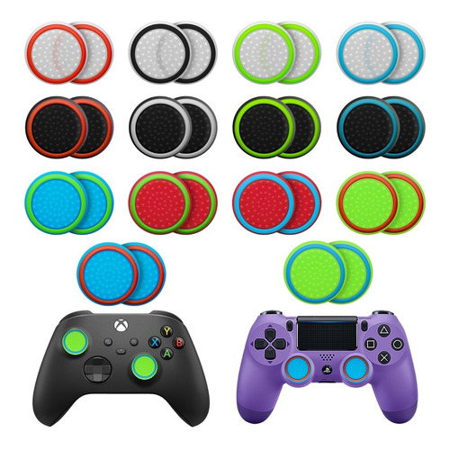 1000 Gomas Palanca Silicón Para Ps4 Ps5 Xbox | Thumb Grips