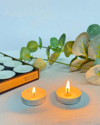 Set De 25 Velas Flotantes Blancas