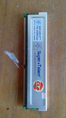 Memoria Ram 512mb Ddr 400 Supertalent Con Disipador