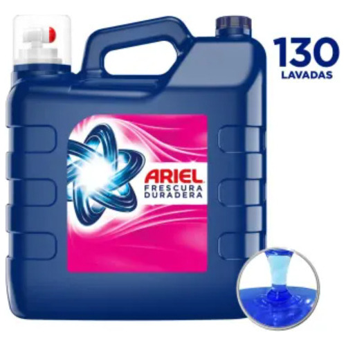 Detergente Líquido Ariel Frescura Duradera 8 Lts