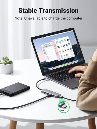 Ugreen Usb C Hub 4 Puertos Usb 3.1 Tipo C A Usb 3.0 Hub A...