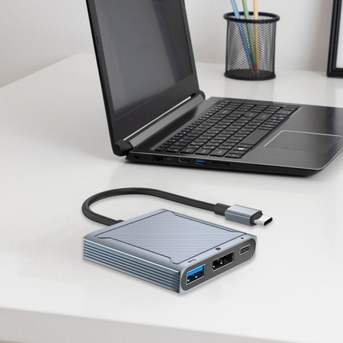 Convertidor De Concentrador Usb C A Displayport, Estación