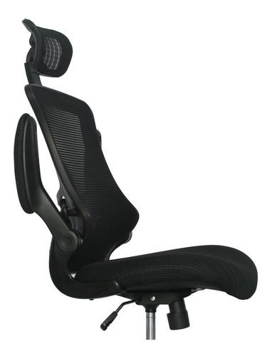 Imagen 6 de 7 de Silla De Oficina Tubara Presidente Braz Abatible Base Nylon