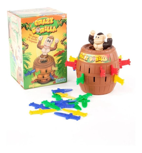 Crazy Gorila Juego De Mesa Original Ditoys Nryj