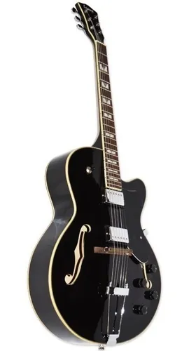 Guitarra Electrica Caja Tipo Jazz 335 Leonard Jz33bk
