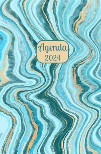 Agenda 2024 - Agua: 12 Meses De Enero A Diciembre 2024, Plan