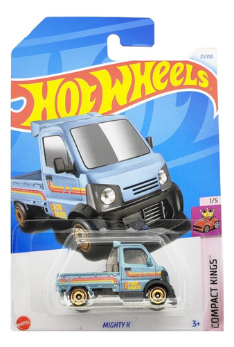 Hot Wheels Mighty K Azul 2024 Compact Kings