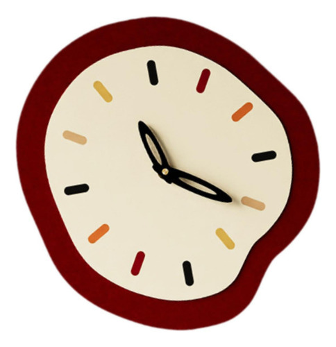Reloj De Pared Decorativo, Fácil De Colgar, 28,5 Cm X 30 Cm