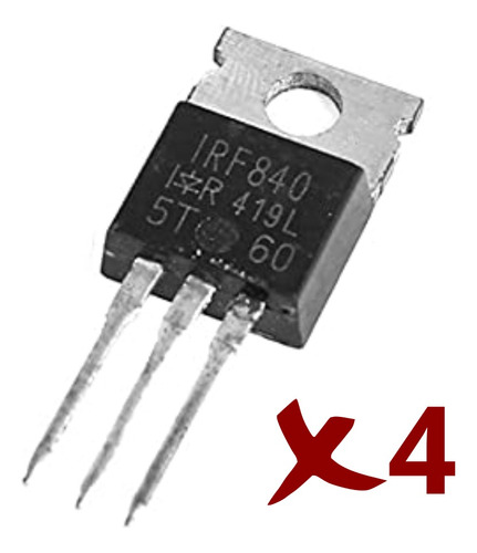 Irf840 Mosfet N-chanel 500v 8.0a To-220 Irf840pbf X04 Und