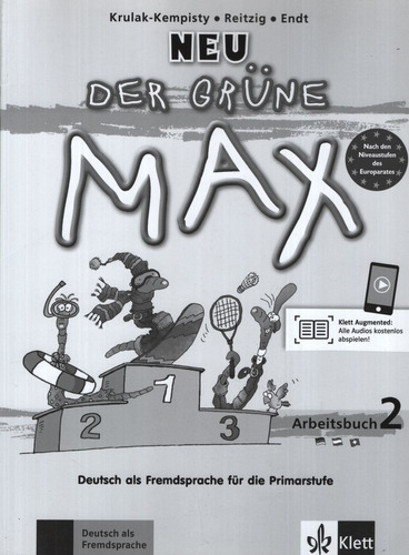Der Grune Max 2 Neu - Arbeitsbuch + Audio Cd