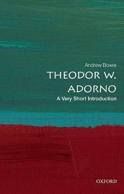 Libro Theodor W. Adorno: A Very Short Introduction - Andr...